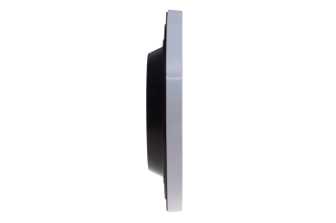 Horloge murale MAULstep RC Ø30x5cm plastique argent/blanc