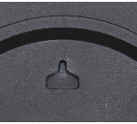 Horloge murale MAULrun Radio-piloté Ø25x5cm plastique argent/blanc