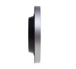 Horloge murale MAULrun Radio-piloté Ø25x5cm plastique argent/blanc