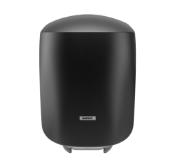 Poetspapierdispenser Katrin medium zwart 82254