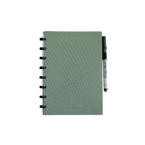 Carnet de notes Correctbook A5 uni 40 pages lin vert olive