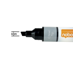 Whiteboardmarker Nobo Liquid ink schuin assorti 4mm 10stuks