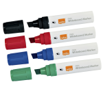 Marqueur tableau blanc Nobo Glide biseau 10mm assorti 4 pièces