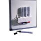 Whiteboard stifthouder Nobo magnetisch