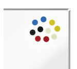 Magneet Nobo 13mm assorti 10 stuks