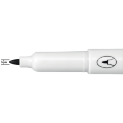 Marqueur tableau blanc Nobo Glide Fin noir 4 pièces