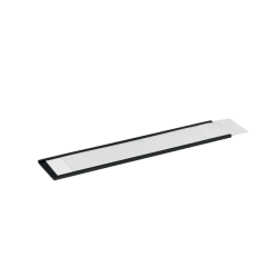 Etikethouder Durable magnetisch 200x40mm antraciet 50 stuks