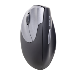 Souris Ergofy SRM VS4 gaucher sans fil argent noir