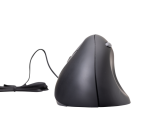 Souris Ergofy SRM VS4 gaucher filaire argent noir