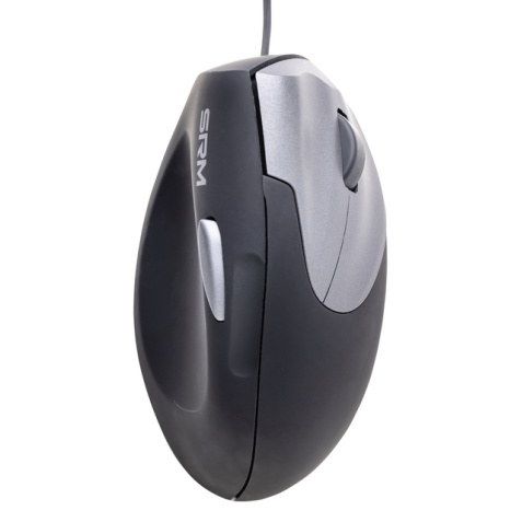 Souris Ergofy SRM VS4 droitier filaire argent noir