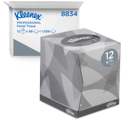 Mouchoirs Kleenex 8834 Cube 2 épaisseurs blanc 88 feuilles