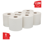 Papier d'essuyage WypAll L20 7303 2 épaisseurs 380 feuilles blanc