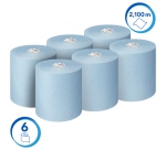 KC Scott Essential 6692 Hand Towels 1-ply 350m blue
