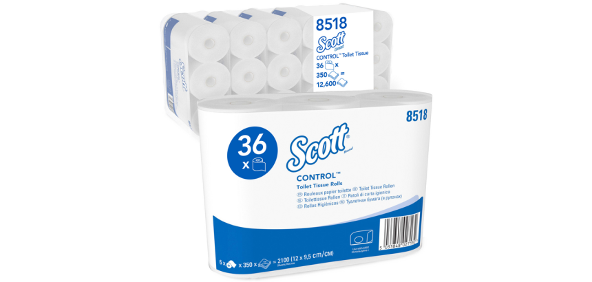 Scott Control Toilet Paper 8518 3-ply 350 sheets white