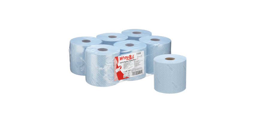 WypAll L10 7255 wiping paper 1-ply 800 sheets blue