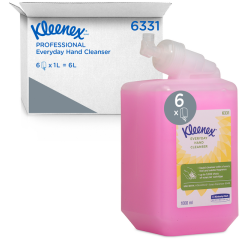 Savon mains Kleenex 6331 liquide rose 1000ml