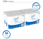 Toiletpapier Scott Essential 2-laags 600 vel wit 8517