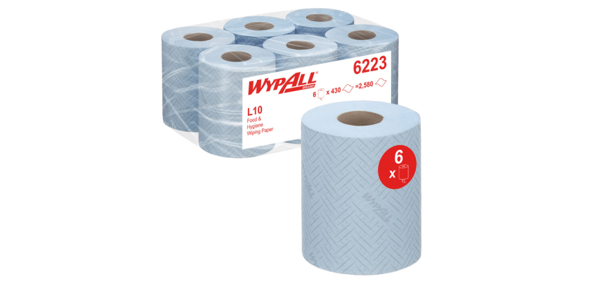 WypAll L10 6223 Wiping Paper 1 ply 430 blue sheets