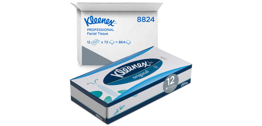 Mouchoirs Kleenex 8824 3 épaisseurs blanc 72 pièces