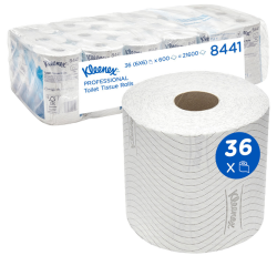 Toiletpapier Kleenex 2-laags 600 vel wit 8441