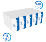 Essuie-mains Scott Control 6663 1 épaisseur pli-I 215x315mm blanc 15x 212 feuilles