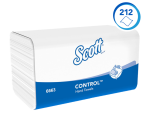Essuie-mains Scott Control 6663 1 épaisseur pli-I 215x315mm blanc 15x 212 feuilles
