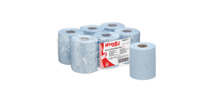 Wischtuchpapier WypAll L10 6220 1-lagig 280 Blatt blau