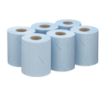 Poetspapier WypAll L10 1-laags 280 vel blauw 6220