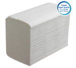 Scott Essential hand towels 6617 1 ply I-fold 200x212mm white 15x 340 sheets