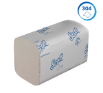 Essuie-mains Scott Control 6689 1 épaisseur pli-I 200x210mm blanc 15x 304 feuilles