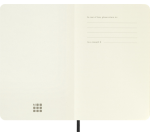 Carnet Moleskine Pocket 90x140mm pointillé couverture souple noir