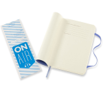 Moleskine Notizbuch Pocket 90x140mm liniert weicher Einband Hortensienblau