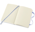 Moleskine Notizbuch Pocket 90x140mm liniert weicher Einband Hortensienblau