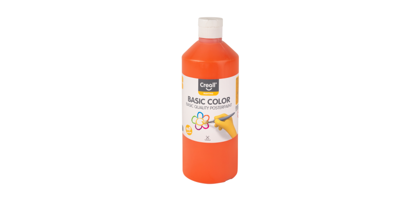 Plakkaatverf Creall basic oranje 500ml