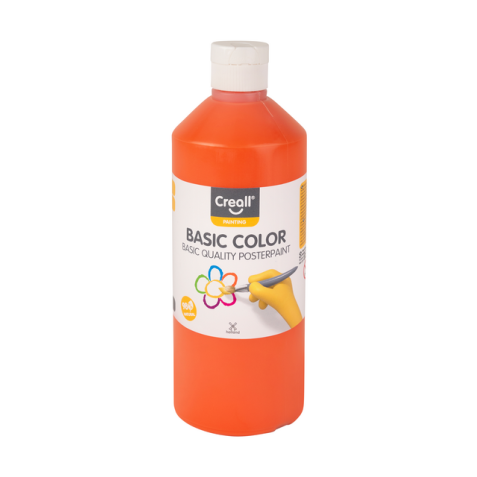 Plakkaatverf Creall basic oranje 500ml