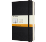 Carnet Moleskine Expanded Large 130x210mm ligné couverture rigide noir