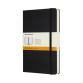 Carnet Moleskine Expanded Large 130x210mm ligné couverture rigide noir