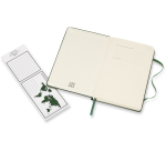 Carnet Moleskine Pocket 90x140mm ligné couverture rigide vert myrte