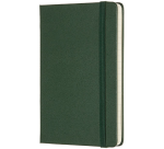Carnet Moleskine Pocket 90x140mm ligné couverture rigide vert myrte