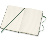 Carnet Moleskine Pocket 90x140mm ligné couverture rigide vert myrte