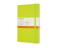 Carnet Moleskine large 130x210mm ligné couverture rigide vert citron