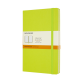 Notitieboek Moleskine large 130x210mm lijn hard cover lemon green