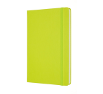 Carnet Moleskine large 130x210mm ligné couverture rigide vert citron