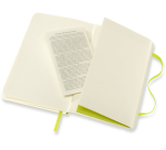 Moleskine Pocket Notebook 90x140mm lined soft cover lime green