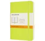 Moleskine Pocket Notebook 90x140mm lined soft cover lime green