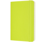 Moleskine Pocket Notebook 90x140mm lined soft cover lime green