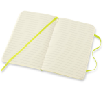 Moleskine Pocket Notebook 90x140mm lined soft cover lime green