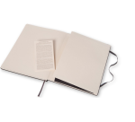 Moleskine XL Notizbuch 190x250mm kariert 5x5 schwarzer Hardcover-Einband