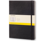 Moleskine XL Notizbuch 190x250mm kariert 5x5 schwarzer Hardcover-Einband