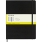 Carnet Moleskine XL 190x250mm carreau 5x5 couverture rigide noire